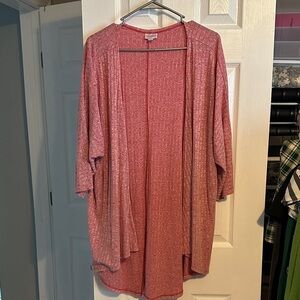 LuLaRoe Red Knit Cardigan